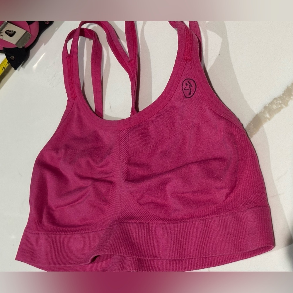 Rare Zumba Bra Pink Size Large from Earlier Zumba Clothes Lines